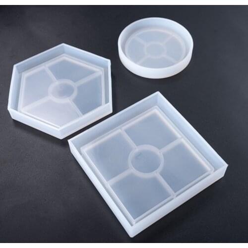 Base Tray Silicone Mold Large Size Round Tray Concrete Mold Terrazzo Round Plate Concrete Epoxy Clay Plaster Mold