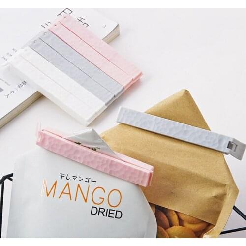 5pcs/set Household Food Bags PP Sealing Clips Fresh Keeping Sealer Clamp Snack Storage Saver Kitchen Gadgets