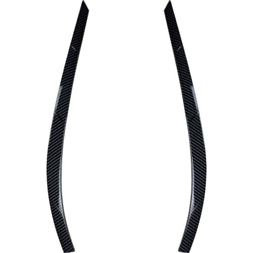 Carmonsons Headlight Eyebrow Eyelids Stickers Trim Cover for Volkswagen Tiguan MK1 2011-2016 Accessories Car Styling