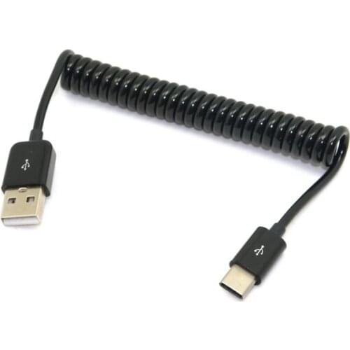 Stretch USB3.1 USB-C Type C Male to USB 2.0 A Male Data Cable for Tablet & Mobile Phone