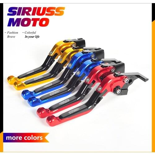 14 Colors CNC Folding Motorcycle Motorbike Lever Motocross Brake Clutch Levers Case for Yamaha TDM 850 TDM-850 1991-2002