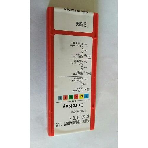 10PCS CARBIDE INSERT 266RG-16MM01A100M 1125
