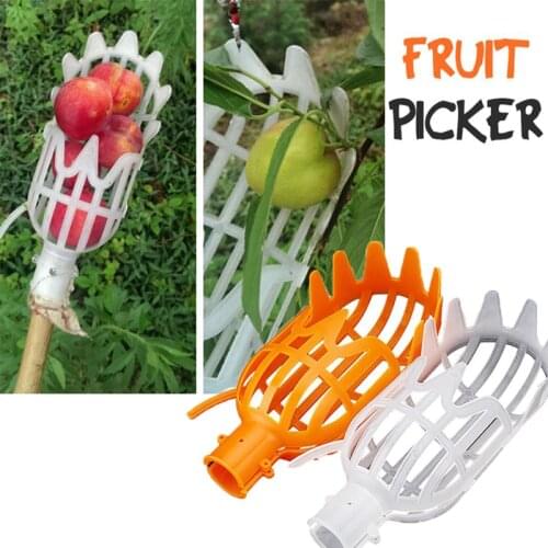 Fruit Picker Fruit Harvester Plastic Orange Catcher Berries Picking Machine No Need Ladder Wheat Field Gardening Picking Tools