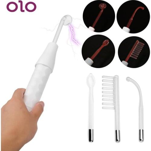 OLO Electro Sex Kit Body Massager Sex Toys, Penis Nipple Electro Stimulation Electric Shock Twilight Wand Sex Products
