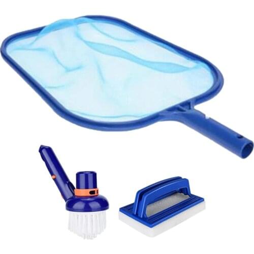 Pool Maintenance Kit, 3PCS Easy to Use Spa Cleaning Kit Hot Tub Accessories with Pool Skimmer Net, Sponge Brush CNIM Hot