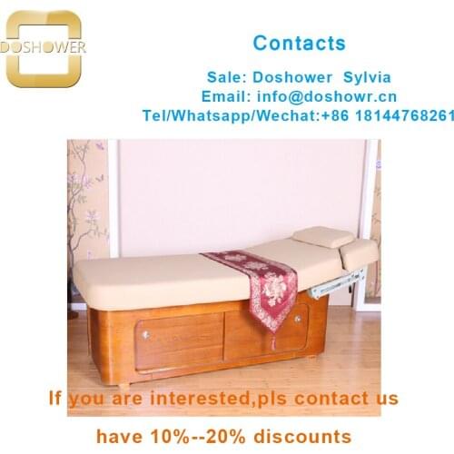 Salon set package with lavender massage table for electric spa bed facial