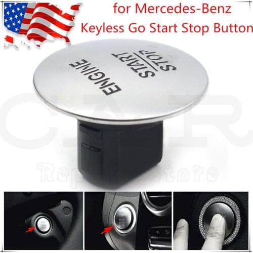 OEM 2215450714 Keyless One-click Start Stop Push Button Engine Ignition Switch For Mercedes Benz CL550 ML350 E350 2010-2014 New