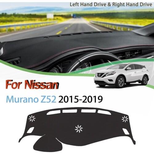 Anti-Slip Mat For Nissan Murano Z52 2015-2019 Dashboard Cover Pad Sunshade Dashmat Protect Carpet Anti-UV Accessories 2016 2017