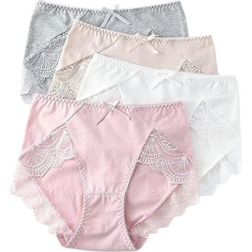 RUIN M - XXXL 4pcs/lot womens cotton panties womens panties intimates briefs ladies underwear
