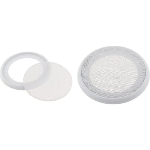 2pcs 6.5 inch Replacement Round Speaker Protective Mesh Cover Speaker Grille