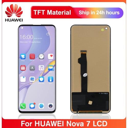 TFT Display Screen For Huawei Nova 7 Nova7 Lcd Display Touch Screen Digitizer Parts For Huawei Honor 30 JEF-AN00 NX9 AN20