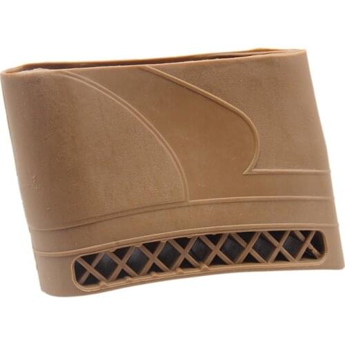 Hunting Rifle Rubber Recoil Pad Slip-On Buttstock Shotgun Shooting Extension Shotgun Gun Butt Protector Rubber 1 Piece