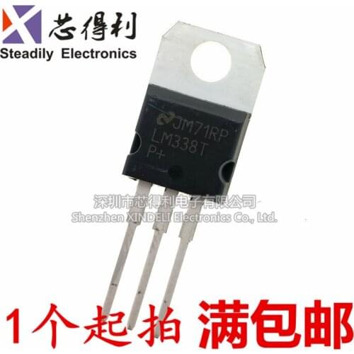 10pcs/lot Lm338t Lm338 TO-220 High Current Adjustable Integrated Voltage Regulator