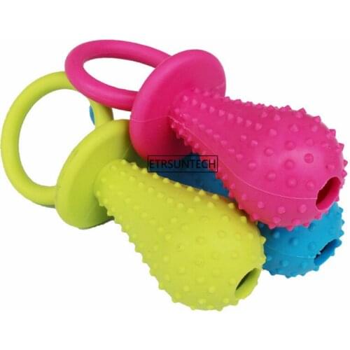 100PCS Pet Toys Dog Toy with TPR Ball Pet Tooth Cleaning Chewing Rubber Dog Toys for Small Dogs