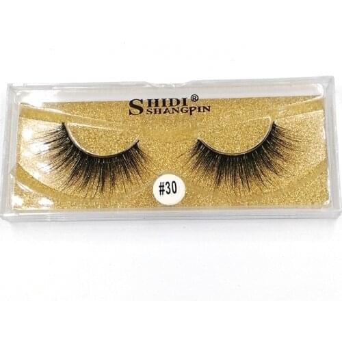 3D Mink False Eyelashes 1 Pair of Thick Eyelashes About 1.6mm False Eyelashes