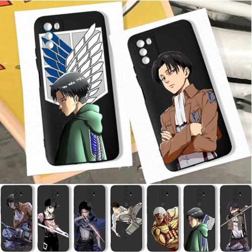 Anime Attack on Titan Phone Case for Xiaomi Redmi Note 10 Pro 9 9C 9A Note 9 Pro for POCO M3 Pro X3 Pro F3 Soft Back Covers
