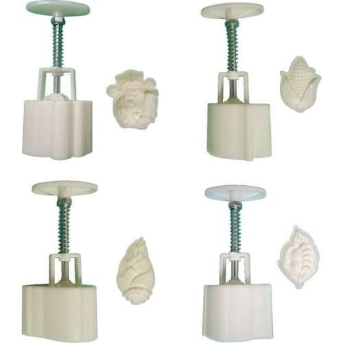 Cookie Stamp Moon Cake Maker with The Auspicious Meaning Thickness Adjustable Hand-Pressure Moon Cake Mould Decoration