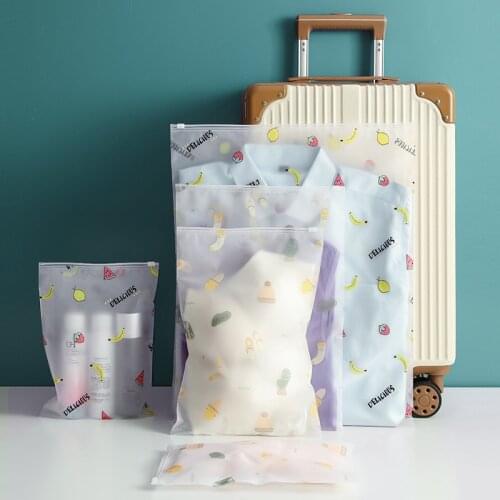 1Pcs Travel PVC Cosmetic Storage Bags Zipper Cartoon Makeup Bag Organizer Women Beauty Toiletry Kits Bath Wash Make Up Case