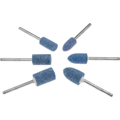 Ceramics wheel blue sand grinding head size:3/4/5/6/8/10/12 handle diameter:3mm 12PCS one set NO.C0351