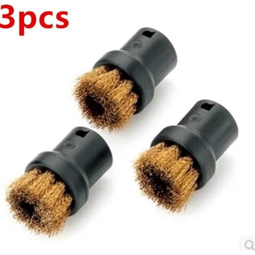 3pcs/lot KARCHER parts Brass bristle copper brush for SC1 SC1020 SC1052 SC1030 SC1122 SC1125 SC1402 SC2500 SC2600 SC952 DE4002