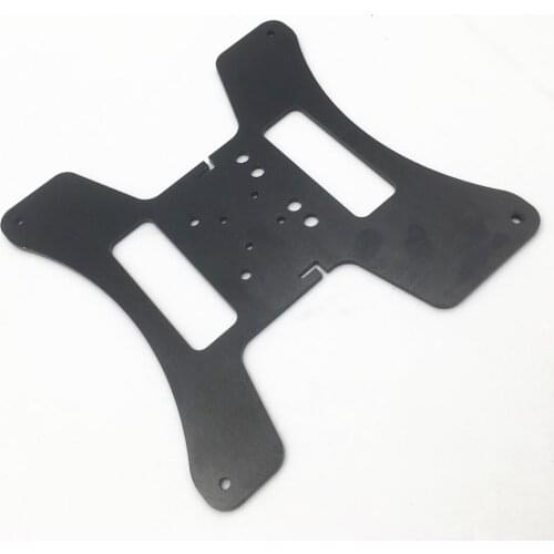 4mm thick Metal MGN12H linear rail Y Carriage Plate for DIY Creality ender-3s 3D printer aluminum alloy heated bed base plate