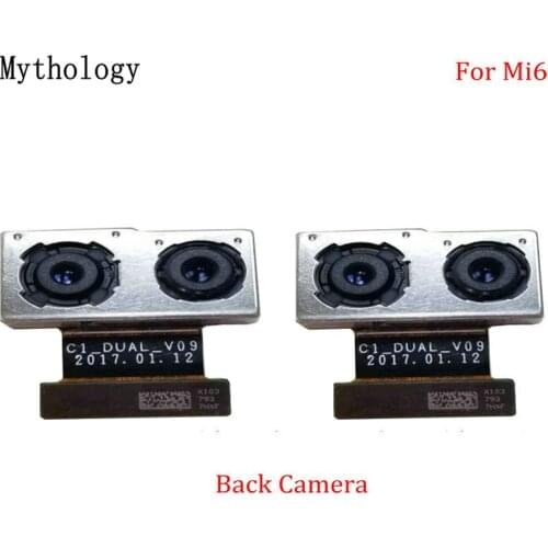 Mythology For Xiaomi Mi6 Big Back & Small Front Camera Module 5.15"Mobile Phone Main Rear Camera Flex Cable Replacement