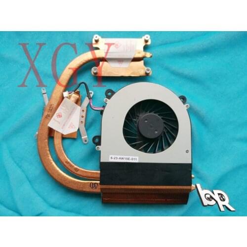 Original FOR Clevo k610c k590c k650d notebook fan radiator 6-23AW15E-011 100% test ok