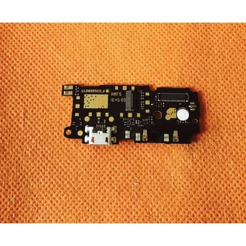 Used Original USB Plug Charge Board+Microphone mic For Xiaomi Redmi Note 4 Helio X20 MTK6797 Deca Core Free shipping