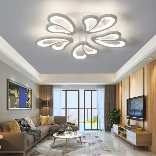 Butterfly Ceiling Chandelier Modern Ceiling Light for Living Room Bedroom LED Chandelier With Remote Control Home Fixture Light