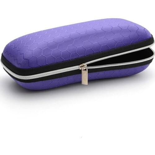 Rectangle EVA Zipper Hook Sunglasses Reading Glasses Protector Case Travel Pouch
