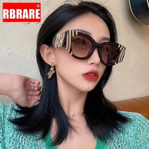 Rbrare Vintage Cat Eye Sunglasses Women Brand Designer Sunglasses Women High Quality Cateye Luxury Women Sunglasses Gafas De Sol