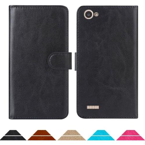 Luxury Wallet Case For FinePower C3 PU Leather Retro Flip Cover Magnetic Fashion Cases Strap