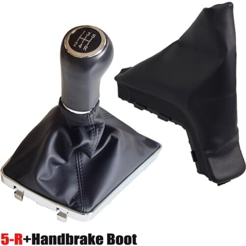 Fit For VAUXHALL OPEL ASTRA III H 1.6 2004-2010 Gear Shift Knob Gaiter Boot Handbrake Anti Slip Parking Boot Cover Case Collar