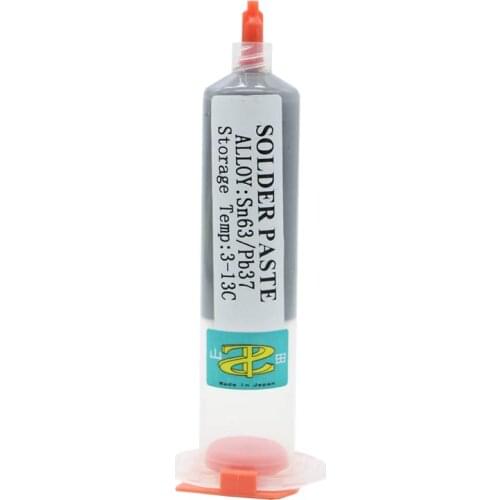 Newest HOT Sale! Leaded free no clean solder paste 100g BGA syringe melting SMT solder paste Sn63Pb37 welding flux