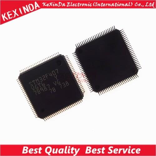 STM32F407VGT6 STM32F407 STM32F407 VGT6 LQFP-100 5pcs/lot Free shipping