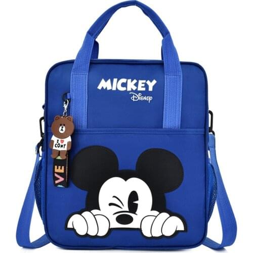 Disney Mickey Mouse children boys and girls tutorial bag student schoolbag multi-functional kindergarten school document bag