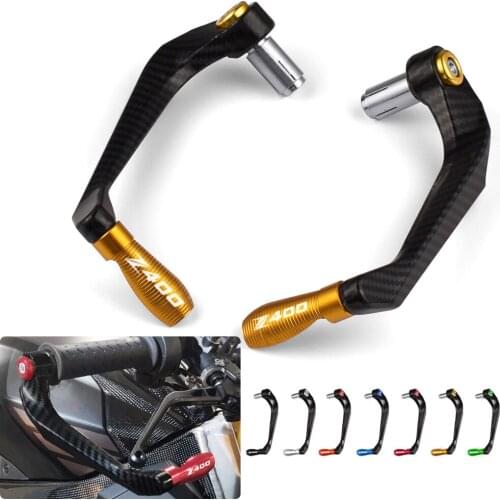 Z400 Motorcycle Lever Guards Falling Protection 7/8" 22mm Handlebar Aluminum Accessories For KAWASAKI Z-400 z400 2019 2020 2021