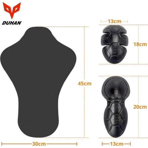 DUAHN Motorcycle Protective Gear Motocross CE Protector Elbow Pad Shoulder Pad Motorbike Body Armor Motorcycle Biker Equipment
