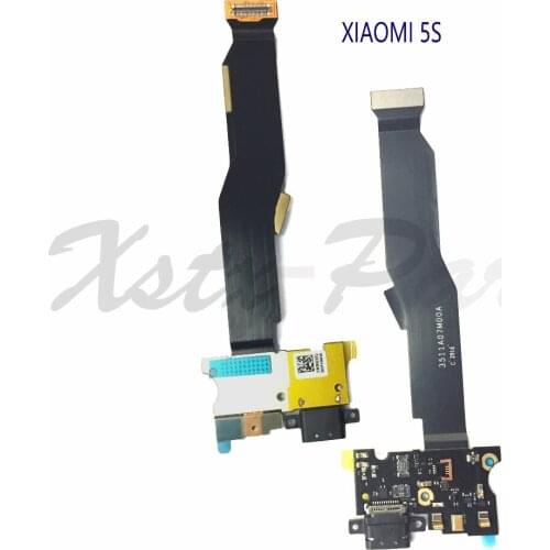10PCS Original New USB Charging Port Dock Connector Board Flex Cable With Mic Microphone For Xiaomi Mi5s Mi 5S