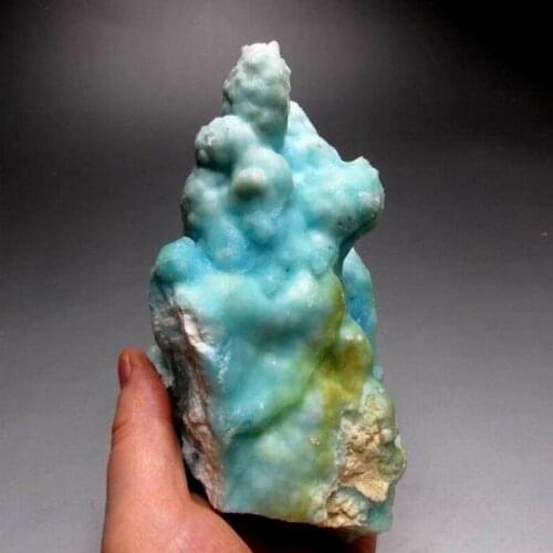 1188g Yellow-Blue Aragonite - crystals and stones healing Mineral specimen Home Decor feng shui decoration
