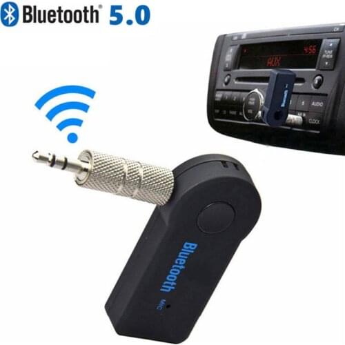 2 In 1 Car Bluetooth Transmitter 3.5mm Jack Handsfree Portable Bluetooth AUX Mini Audio Receiver Car Kit Music Bluetooth Adapter
