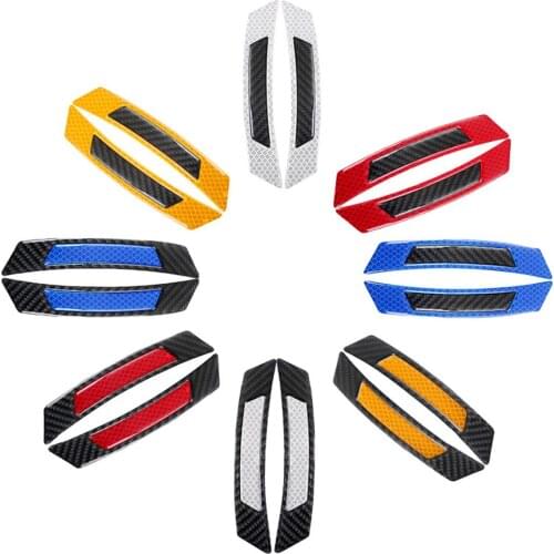 4pcs Mountain Bike Reflective Stickers Frame Fork Stickers MTB Bike Bicycle Reflective Stickers Bicycle Accessories Decals