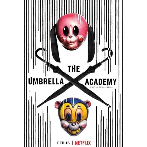 B040 The Umbrella Academy New TV Series Fabric Silk Cloth Poster Art Bedroom Decoration