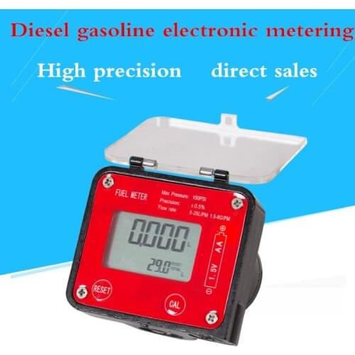 Digital Oval Gear Diesel Flow Meter Sensor Counter Indicator Flowmeter Viscous liquid,heavy oil,polyvinyl alcohol,resins G1/2