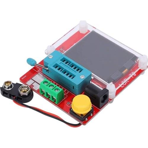 HOT-LCR-T9 LCD Digital Transistor Tester Meter Backlight Diode Triode Capacitance ESR Meter for MOSFET/JFET/PNP/NPN L/C/R