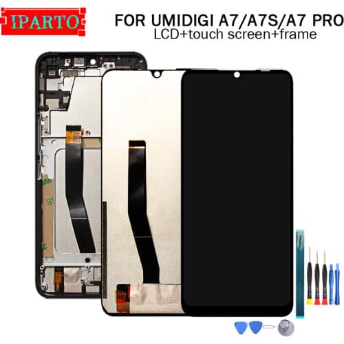 UMIDIGI A7 PRO LCD Display+Touch Screen Digitizer +Frame Assembly 100% Original LCD+Touch Digitizer for UMIDIGI A7 A7S