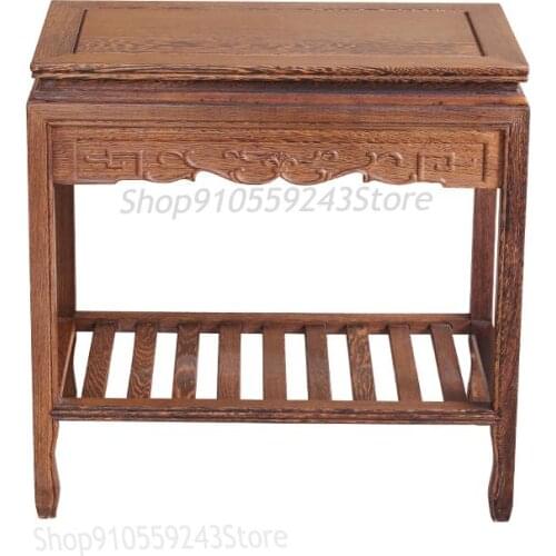 Chinese Style Mahogany Sofa Edge A Few Light Luxury Chicken Wings Solid Wood Corner Several Living Room Small Tea Table Double L