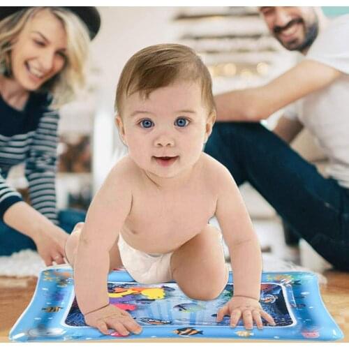 Creative Dual Use Toys Baby Inflatable Patted Pad Baby Inflatable Crawling Water Cushion Water Play Mat gift for kids
