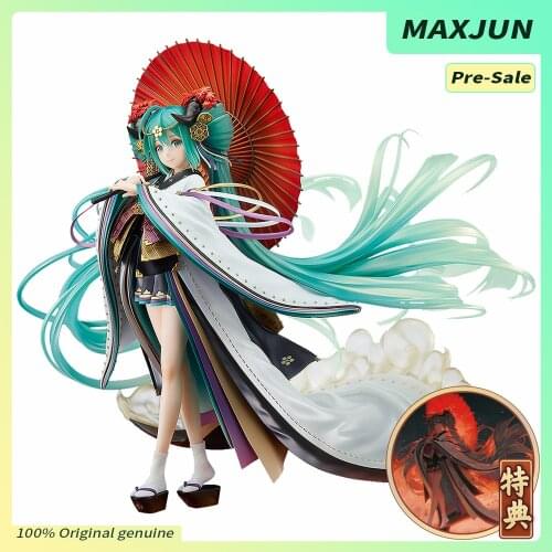 MAXJUN Pre-sale GSC VOCALOID Genuine Anime Miku Figure 2021 NEW Benefits 25cm PVC Action Figure Collection Model Doll Toys