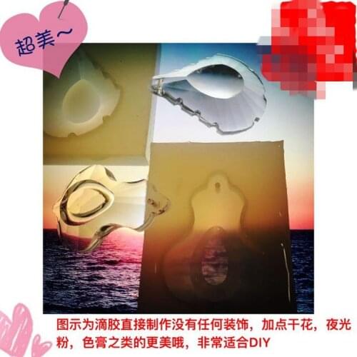 2017 New 2 styles Transparent DIY Silicon Goddess pendant Mould Jewelry Making Tools epoxy resin molds for jewelry